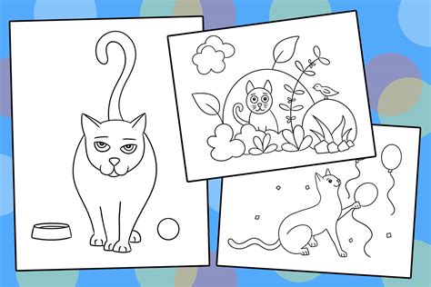 cat coloring pages  hollydog blog