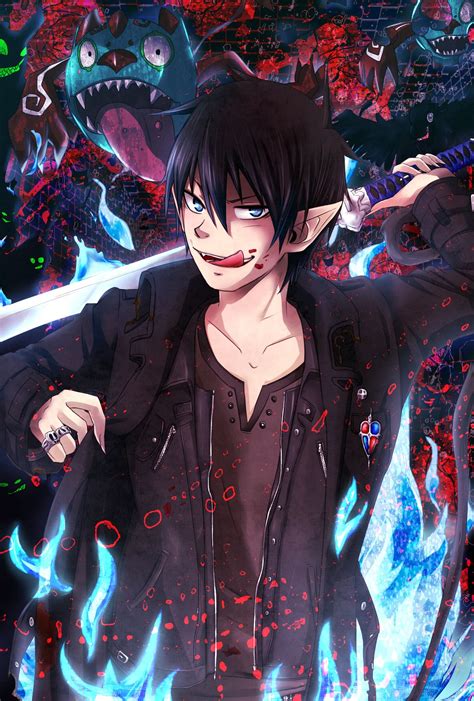 Rin Looking Hot Blue Exorcist Ao No Exorcist Anime