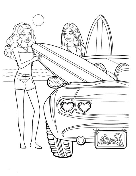 barbie life   dreamhouse coloring pages  getcoloringscom