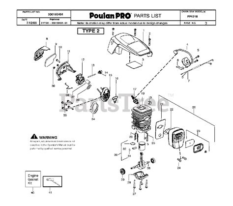 poulan pro pp  poulan pro chainsaw   engine parts lookup  diagrams partstree