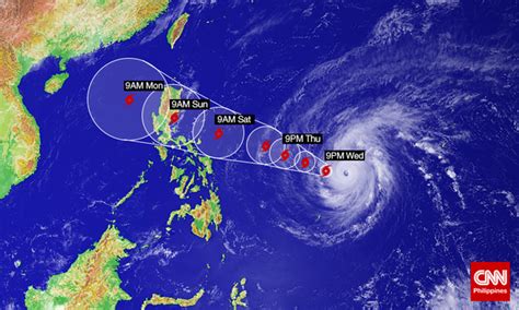 Typhoon Chedeng Hammers Down With Direct Hit In Luzon
