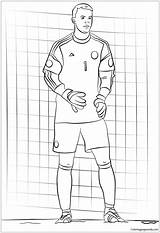 Manuel Neuer Pages Coloring Color sketch template