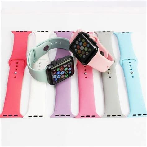 soft silicone bands  apple  mm mm mm mm gift etsy