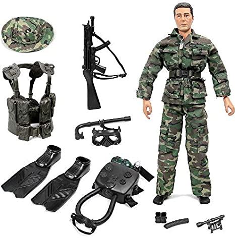 speelgoedfiguurtjes world peacekeepers navy seal special ops  poseable army action toy