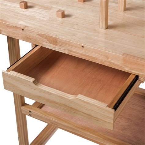 etabli en bois rangement outils atelier bricolage table garage plan de travail ebay