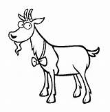 Goat Billy Coloring Pages Clever sketch template