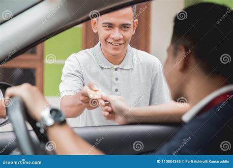 paying taxi  credit card stock image image  card smile