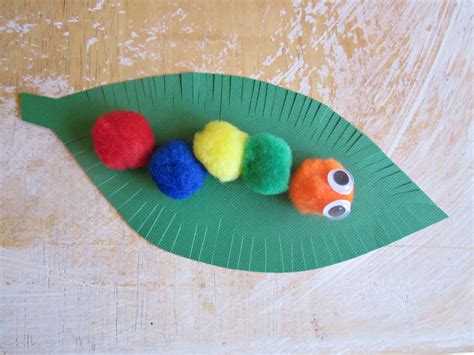hungry caterpillar carft idea  kindergarten preschool crafts