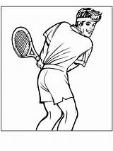 Tennis Coloring Pages Sport Animated Coloringpages1001 Picgifs Gifs sketch template