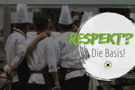 Respekt Die Basis Verband Der Köche Deutschlands E V