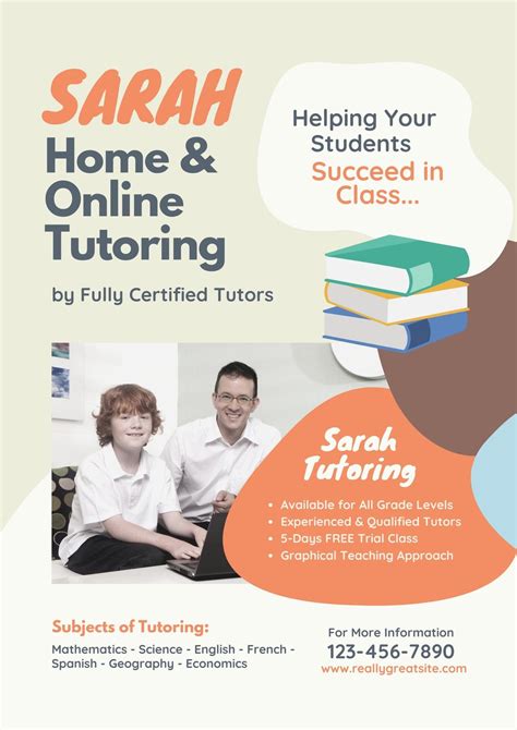 Private Tutoring Flyer