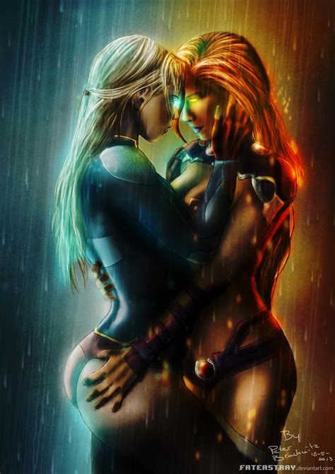 Supergirl X Starfire Pairing By Fateastray On Deviantart