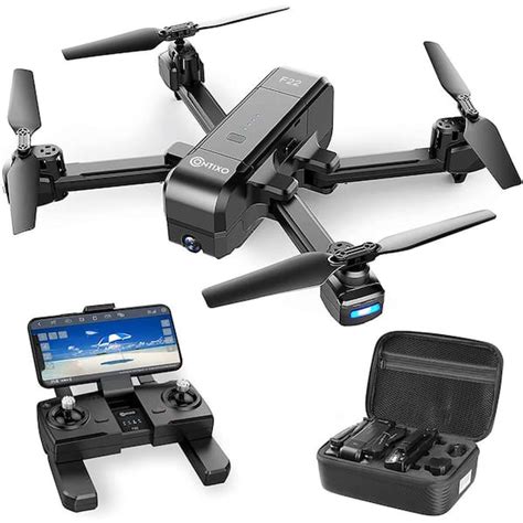 contixo rc drone  camera foldable quadcopter drone gimbal p hd wide angle lens wifi gps
