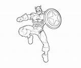 America Captain Coloring Pages Printable Getcolorings Shield Color Print sketch template