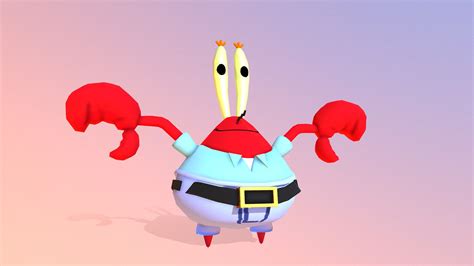 krabs spongebob    model  yanez designs atyanez
