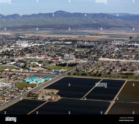 aerial photograph santa maria california stock photo alamy