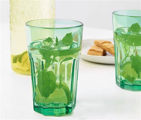 Blue Home Goods Everyday Drinkware Bar Glasses 9 Oz 12 Oz Glass Sets