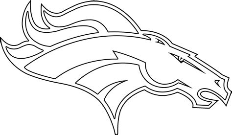 denver broncos mascot coloring pages   gmbarco