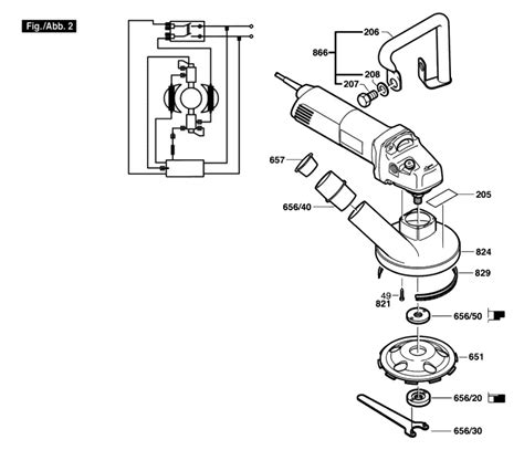 bosch ak electric grinder  model schematic parts diagram toolbarncom
