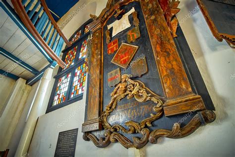 gallesri lanka january   interior  dutch reformed church fort galle stock