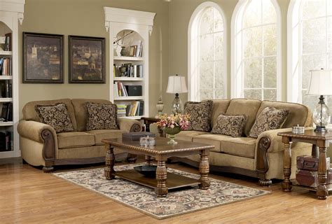 lynnwood traditional living room furniture set  ashley