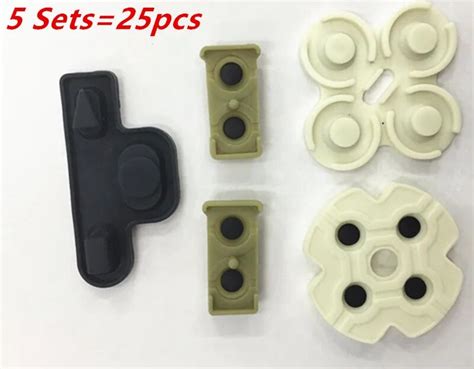 5 Sets Conductive Adhesive Rubber Key Pads For Sony Playstation 3 Ps3