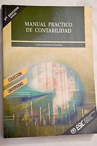 9788473561068 Manual Practico De Contabilidad Carrascon Garrido