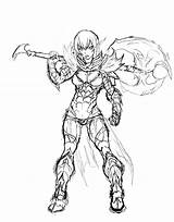 Skyrim Armor Daedric Drawing Getdrawings sketch template