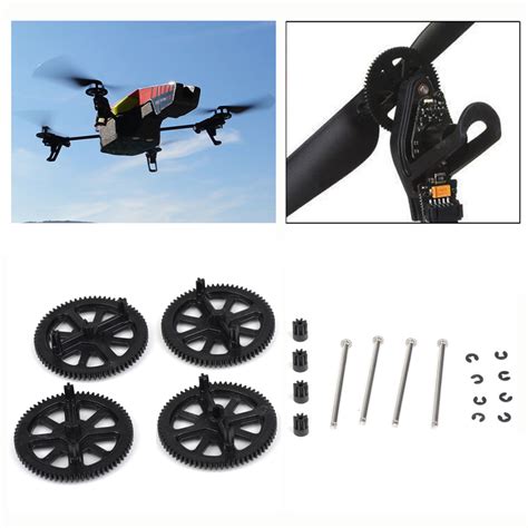 spare parts gear motor shaft set  parrot ar drone   quadcopter black ebay