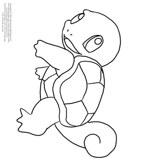 pokemon squirtle coloring pages  getcoloringscom  printable