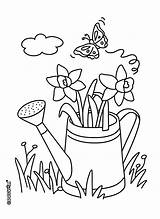 Bloemen Voorjaar Gieter Snoopy sketch template