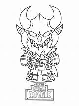 Fortnite Coloring Pages Printable Print Skin Mini Color Cute Dark Boys Viking Kids Battle Royale Colouring Sheets Coloriage Info Marshmallow sketch template