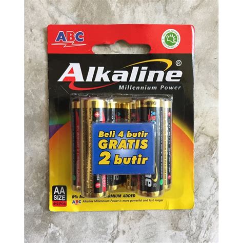 set  pulau jawa baterai aa abc alkaline  pcs battery