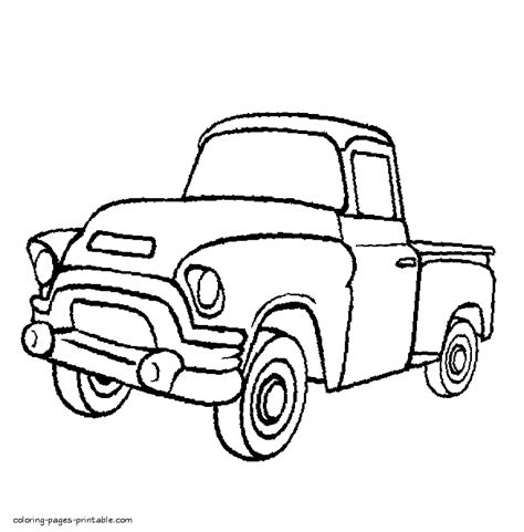 pickup truck coloring pages coloring pages printablecom
