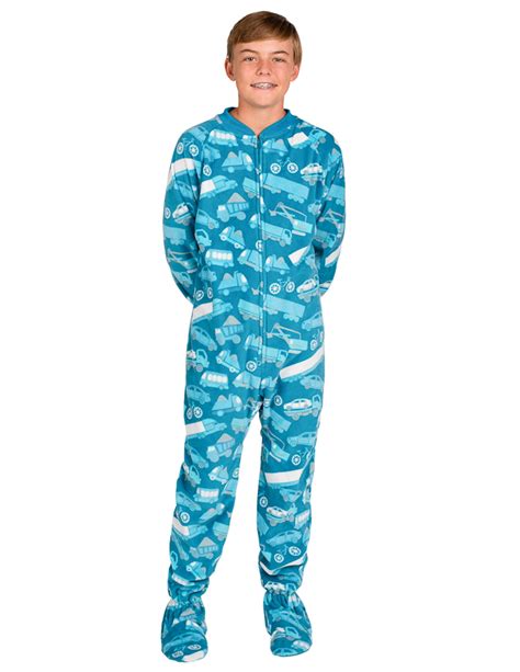 footed pajamas footed pajamas automotive kids fleece onesie walmartcom walmartcom