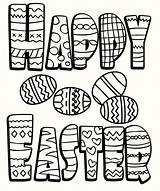 Easter Coloring Pages Religious Happy Religion sketch template