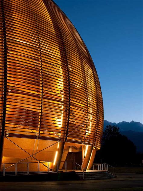 globe of science and innovation at cern switzerland e architect