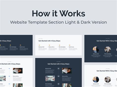 web   works section template uplabs