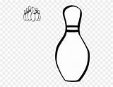Bowling Transparent Pins Coloring Ball Clip Pinclipart Pages sketch template