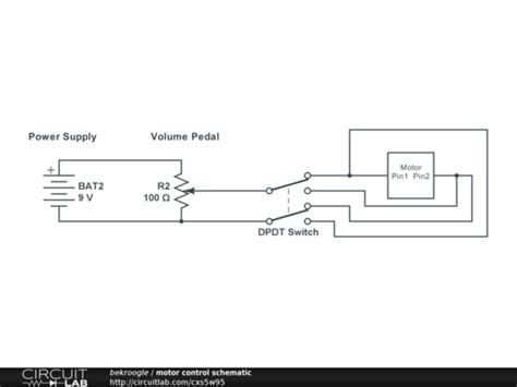 motor control schematic circuitlab