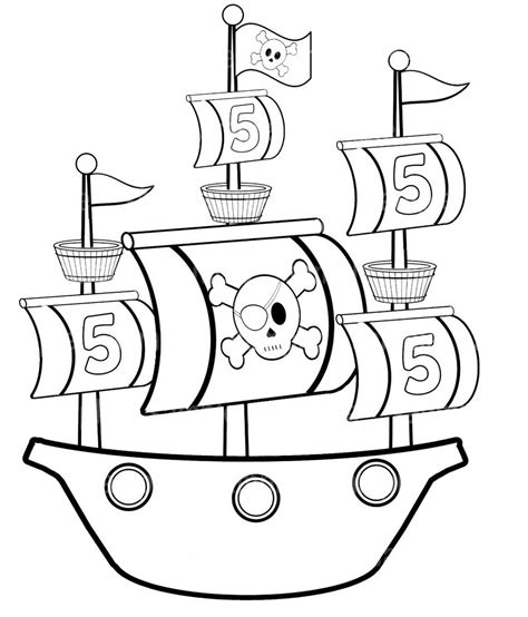 pirate ship printable