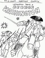 Coloring Pages Revolution American Leadership George Pdf Comments Getcolorings Washington Library Clipart Color Inspiring sketch template