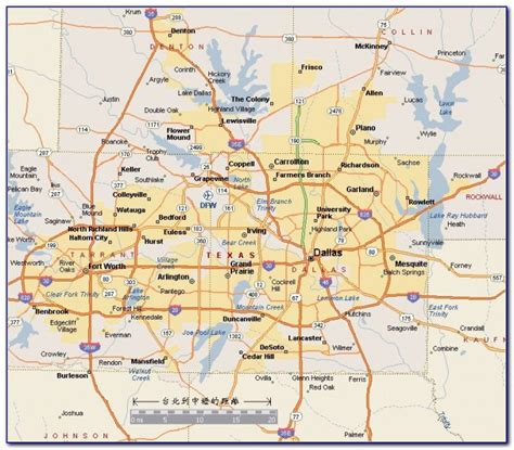 map  greater dallas area maps resume examples ylzwyqozv