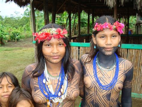 indios embera indigenous village woman mujeres panama a photo on