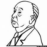 Coloring Alfred Hitchcock Pages Morgan Alex Thecolor sketch template