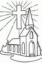 Coloring Pages Church Children Popular Colouring sketch template