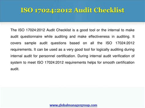 overview  iso  documentation powerpoint