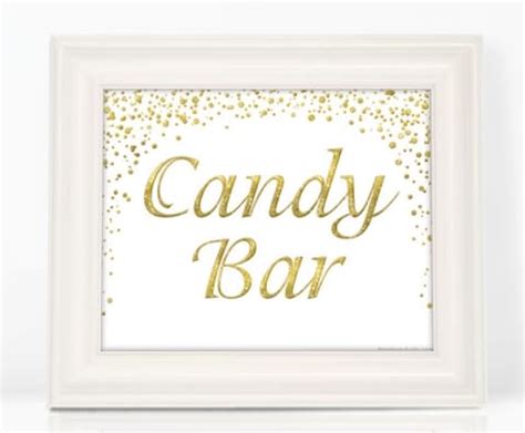 candy buffet sign template  popular templates design