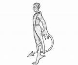 Nightcrawler Side Coloring Pages sketch template