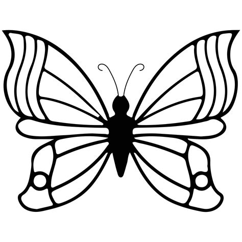 butterfly template printable  templates printable